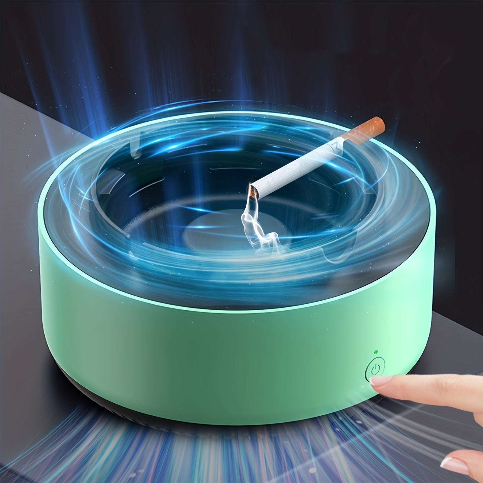 Zentro™ Smart Air-Purifying & Smokeless Ashtray