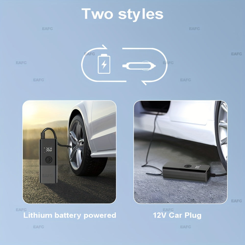 ZENTRO™ Portable Electric Car Tire Pump - 150PSI Cordless Air Compressor.