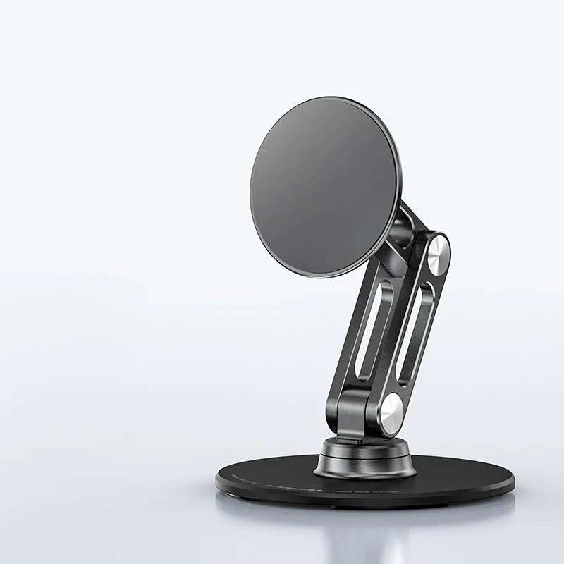 ZENTRO™ 360° Rotatable Magnetic Desk Phone Stand - Foldable & Adjustable.