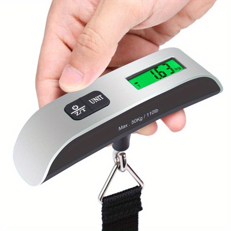 ZENTRO™ Portable Digital Luggage Scale - 50kg/110lb Backlit LCD.